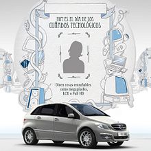 Microsite Mercedes Clase B. Design, Advertising, and UX / UI project by Iñigo Orduña - 12.19.2011