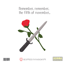Remember, remember, the fifth of november - book alternative cover. Un proyecto de Diseño e Ilustración tradicional de Larisa Bumb - 22.12.2013
