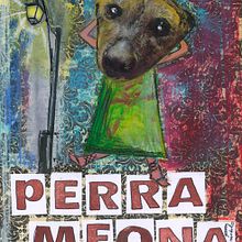 la perra meona. Traditional illustration project by Gemma Navidad - 12.26.2013