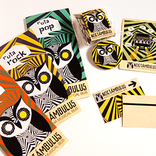 noctámbulus, identidad corporativa.. Een project van  Ontwerp van Lusí - 02.01.2014