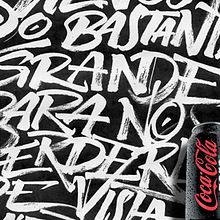 Coca-Cola Zero calligraphy. Projekt z dziedziny Design użytkownika Joluvian - 08.02.2013