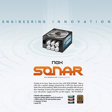 NOX Sonar (Cartelería publicitaria). Un progetto di Design e Illustrazione tradizionale di Victor Manuel Barriga Antonio - 08.01.2014