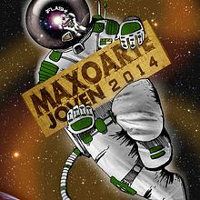 1º premio diseño cartel "Maxoarte 2014". Un proyecto de Diseño e Ilustración tradicional de Asociación Cultural enBABIA - 08.01.2014