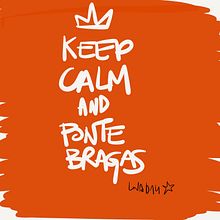 keep calm . Ilustrație tradițională de Elena D - 01.08.2014