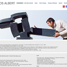 Carlos Albert Blog (Diseño Wordpress). Un progetto di Design, Illustrazione tradizionale e UX / UI di Victor Manuel Barriga Antonio - 08.01.2014