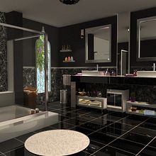 cuarto de baño. Design, and 3D project by carolina esteban ramirez - 01.08.2014