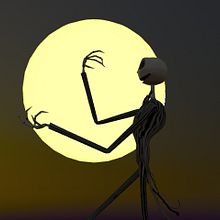 Modelado 3D: Jack Skellington. Design, Traditional illustration, and 3D project by Alba Écija - 01.11.2014