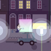 Not in my Front Yard. Design, Traditional illustration, and Motion Graphics project by David Pocull - 01.12.2014