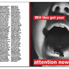 Fanzine sobre Barbara Kruger. Un proyecto de Diseño de Anna Cánovas - 12.01.2014