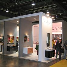 Stand naxani. Feria Cevisama 2009 (Valencia). Un proyecto de Diseño y Publicidad de Paula Jimenez Peiro - 04.02.2009