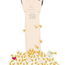 Ilustración para Yorokobu. Design, and Traditional illustration project by Beatriz Entralgo - 08.31.2010