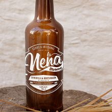 La Nena, Cerveza Artesanal. Design project by ememinúscula Mercedes Díaz Villarías - 01.15.2014