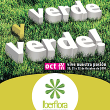 IBERFLORA _ Imagen para la 39ª Edición de la Feria Internacional  de Planta y Flor; Tecnología y Bricojardín Iberflora. Design, Traditional illustration, and Advertising project by Ricardo Duval - 09.30.2010