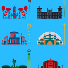 DC COMIC'S ICONS (Posters). Design, and Traditional illustration project by Jhonny Núñez - 01.16.2014