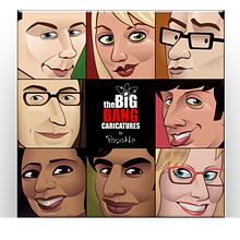 The Big Bang Caricatures. Een project van Traditionele illustratie van Pepetto - 16.01.2014