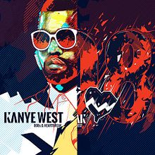 Kanye West Album Artwork. Traditional illustration project by Noem9 Studio - 10.08.2013