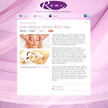 Zona VIP web Estética Rame. Un projet de Design  , et Programmation de Josep M Garcia Gualdo - 20.02.2013