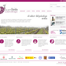 Ruta del Vi de Lleida. Un projet de Design  , et Programmation de Josep M Garcia Gualdo - 20.06.2012