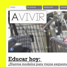 Proyecto Revista Avivir. Design, UX / UI, Editorial Design, Graphic Design & Interactive Design project by Maria Luisa Rivero Rodriguez - 01.20.2014