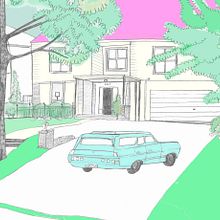 Neighbourhood, Las vírgenes suicidas.... Traditional illustration, Drawing, and Pencil Drawing project by Noemi Sánchez - 01.20.2014