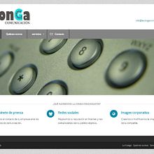Sitio web para LaConga Comunicación. Programming, UX / UI & IT project by Iván González - 01.20.2014