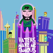 Gare - 'Haters Make Me Famous' Ilustración + Andrea GG. Un projet de Illustration traditionnelle de Lara Cáceres Pérez - 21.01.2014