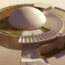 Planetario de Bogotá. Un progetto di Design, 3D, Motion graphics, Cinema, video e TV, Architettura, Architettura d'interni e Interior design di Andrea Stinga - 21.01.2014