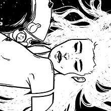 Il Terrore Cosmico.. Traditional illustration project by Daniela Santaella - 12.14.2013