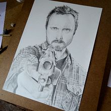 Breaking Bad. Traditional illustration project by Abel Veiga - 01.19.2014
