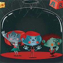 CAMPAÑA POR LOS DERECHOS DE LOS NIÑOS (Poster). Design, and Traditional illustration project by Jhonny Núñez - 01.23.2014