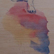 Danzando (acuarela sobre madera). Un proyecto de Ilustración tradicional de Cristina Gómez Martínez - 24.01.2014