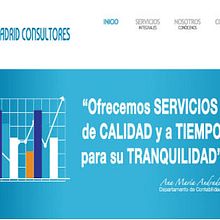 Web para Madrid Consultores. Un proyecto de Diseño de Cristina Torres - 24.01.2014