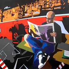 "UN DÍA CUALQUIERA". Ilustração tradicional projeto de Toni Cordero Bermúdez - 25.01.2014