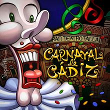Carnaval de Cádiz. Imanes troquelados.. Een project van Traditionele illustratie van Pepetto - 25.01.2014