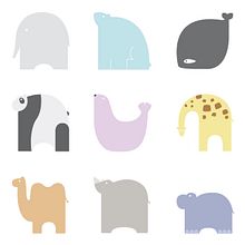 Pictogramas Animales. Design, and Traditional illustration project by Ana Sansó - 01.25.2013