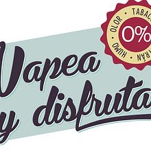 Logotipo Vapea y Disfruta (2013). Design project by Alejandra Marín Garibay - 12.17.2013