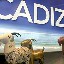 Esculturas de cabras payoyas para Cádiz Turismo en Fitur 2014. 3D, Sculpture, and Set Design project by Ras Escenografías - 01.19.2014