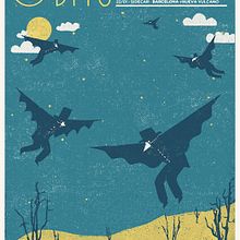 Obits cartel de gira. Un projet de Design , Illustration traditionnelle , et Sérigraphie de Münster Studio - 26.01.2014