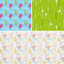 PATTERN - estampados de motivos varios para decoración y papelería. Un progetto di Graphic design e Illustrazione tradizionale di Julia Salinas - 31.03.2011