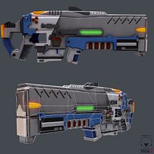 Weapon Sculpt. Un proyecto de 3D, Diseño de personajes y Escultura de Joaquin Alvarez Garreta - 28.01.2014