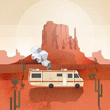 Breaking Bad - Caravana. Un progetto di Design e Illustrazione tradizionale di Ricardo Polo López - 29.01.2014