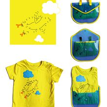 Ilustración para camiseta. "Sigue los puntos" (Hound Dog Greta). Musaraña.. Costume Design, Traditional illustration, and Packaging project by Sara Morenas Blanco - 05.14.2010