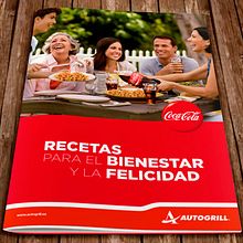 Coca-Cola - Recetas Autogrill. Un proyecto de Dirección de arte, Diseño, Diseño editorial, Diseño gráfico, Gestión del diseño, Ilustración tradicional, Marketing y Publicidad de Álvaro Infante - 31.08.2013