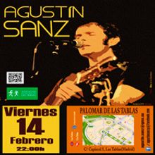 Cartel para concierto Agustín Sanz. Un progetto di Graphic design di Rubén Huéscar Santos - 29.01.2014