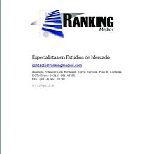 Ranking Medios (landing). Web Development project by Leonardo Jesús Coronel Perete - 09.21.2012