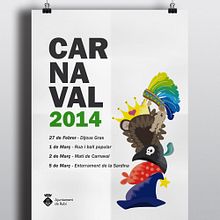 Carnaval 2014. Een project van  Ontwerp, Grafisch ontwerp y Traditionele illustratie van Nerea Gutiérrez - 23.01.2014