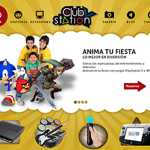 Maquetación del Sitio Web ElClubStation.com. Un proyecto de Desarrollo Web de Joseph Quenta Cuaquera - 31.01.2012