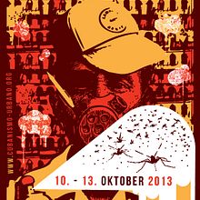 cartel Cubanismo Urbano 02. Un progetto di Graphic design, Illustrazione tradizionale e Serigrafia di Michele Miyares Hollands - 31.01.2014