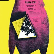 cartel proyecto CUBAVA-letra A. Graphic Design, Traditional illustration, and Screen Printing project by Michele Miyares Hollands - 01.31.2014
