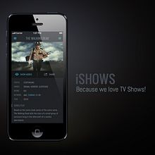 iShows (website). Un proyecto de Diseño, UX / UI y Diseño Web de Luis Herrero Jimenez - 17.07.2013